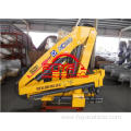 foldable boom crane mounted on truck